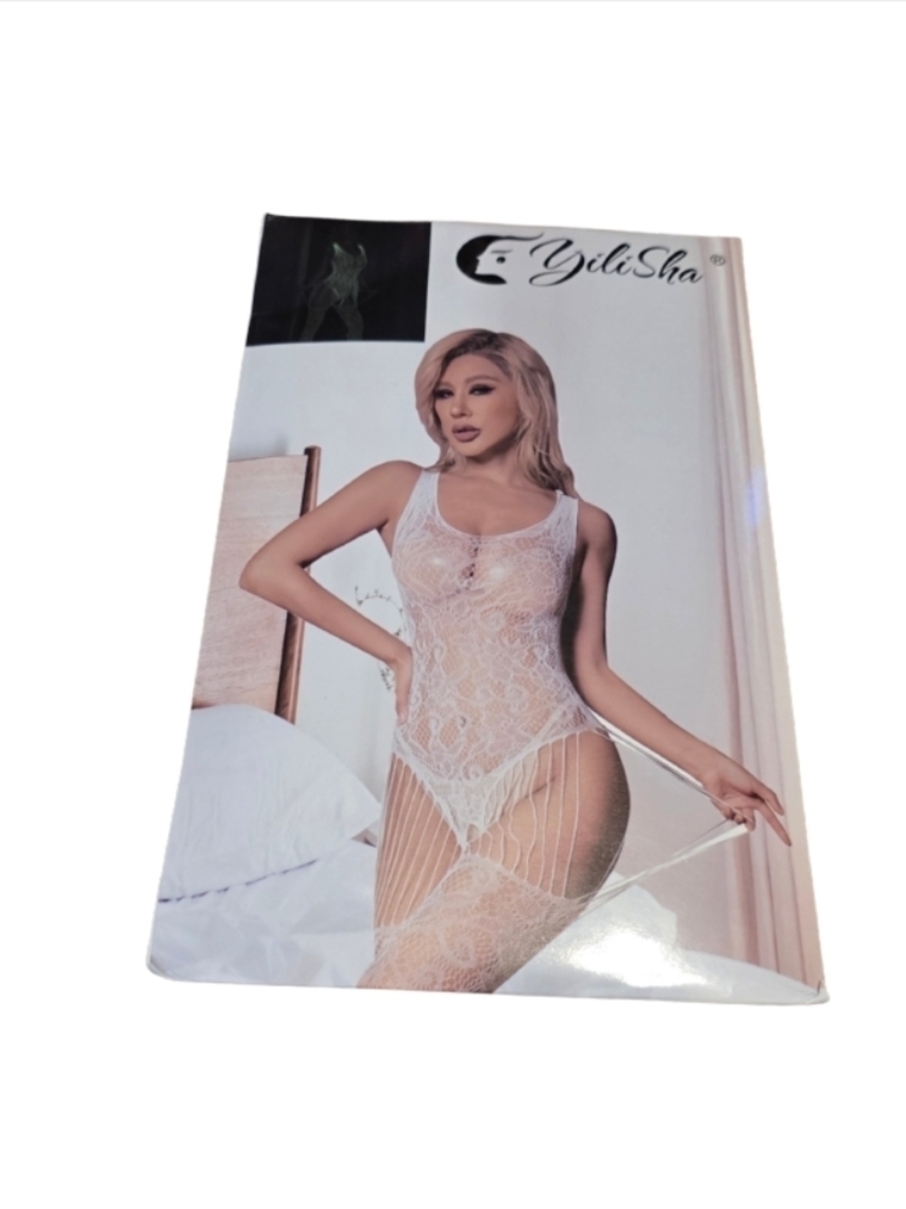 Women's White Lace Bodysuit Lingerie